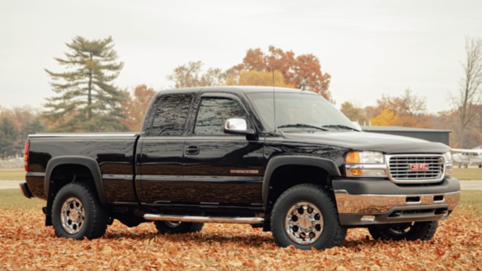 Preto 2002 GMC Sierra 2500 HD