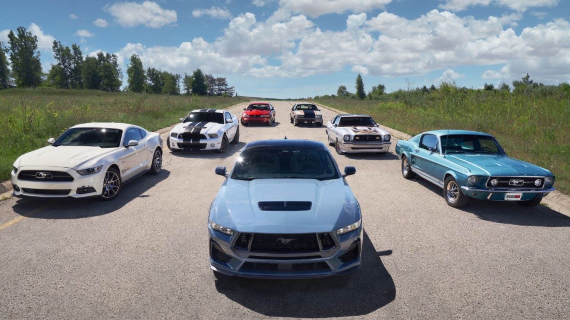 7 Ford Mustang generations