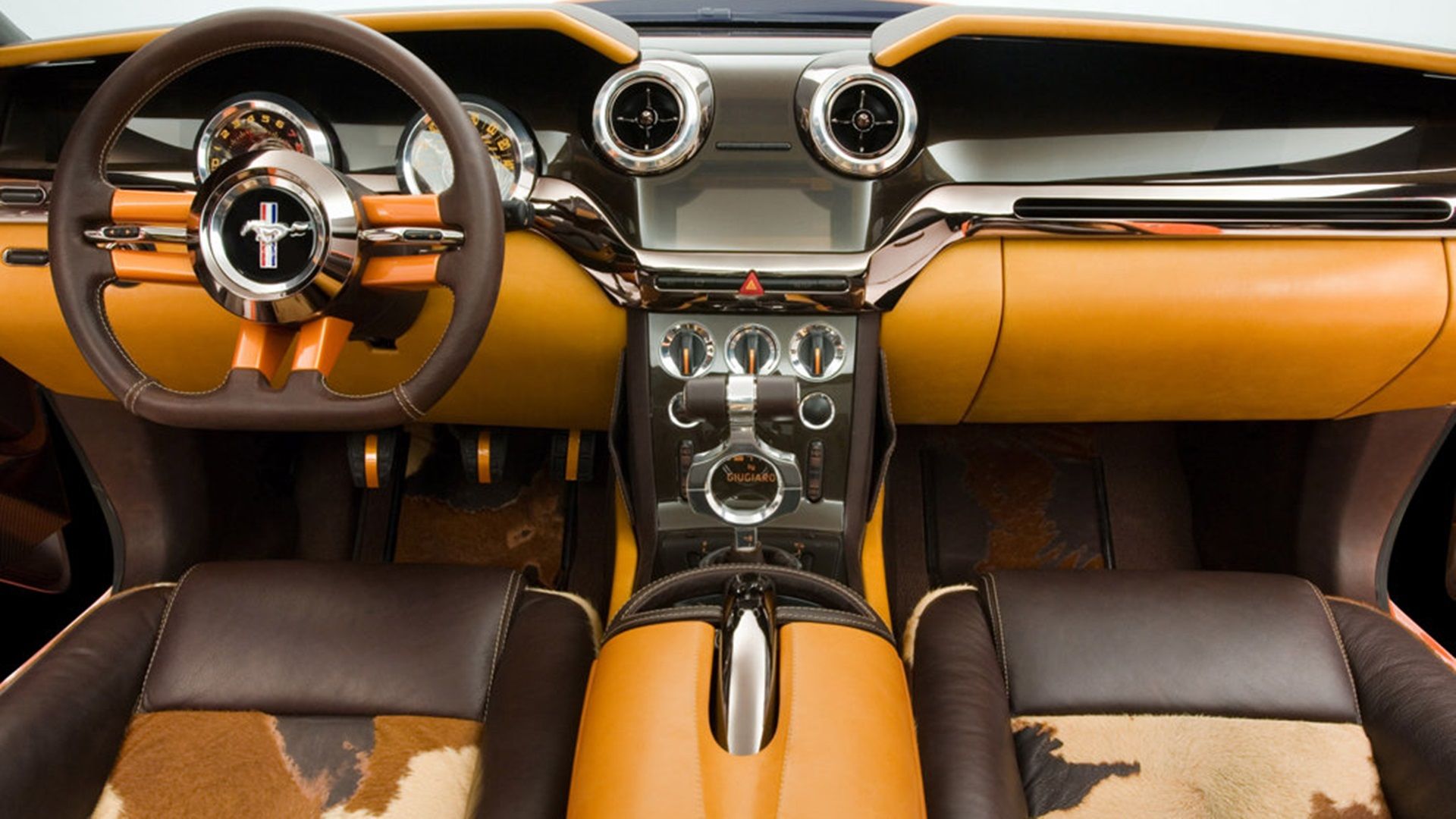 Interior do Ford Mustang Giugiaro Concept 2006
