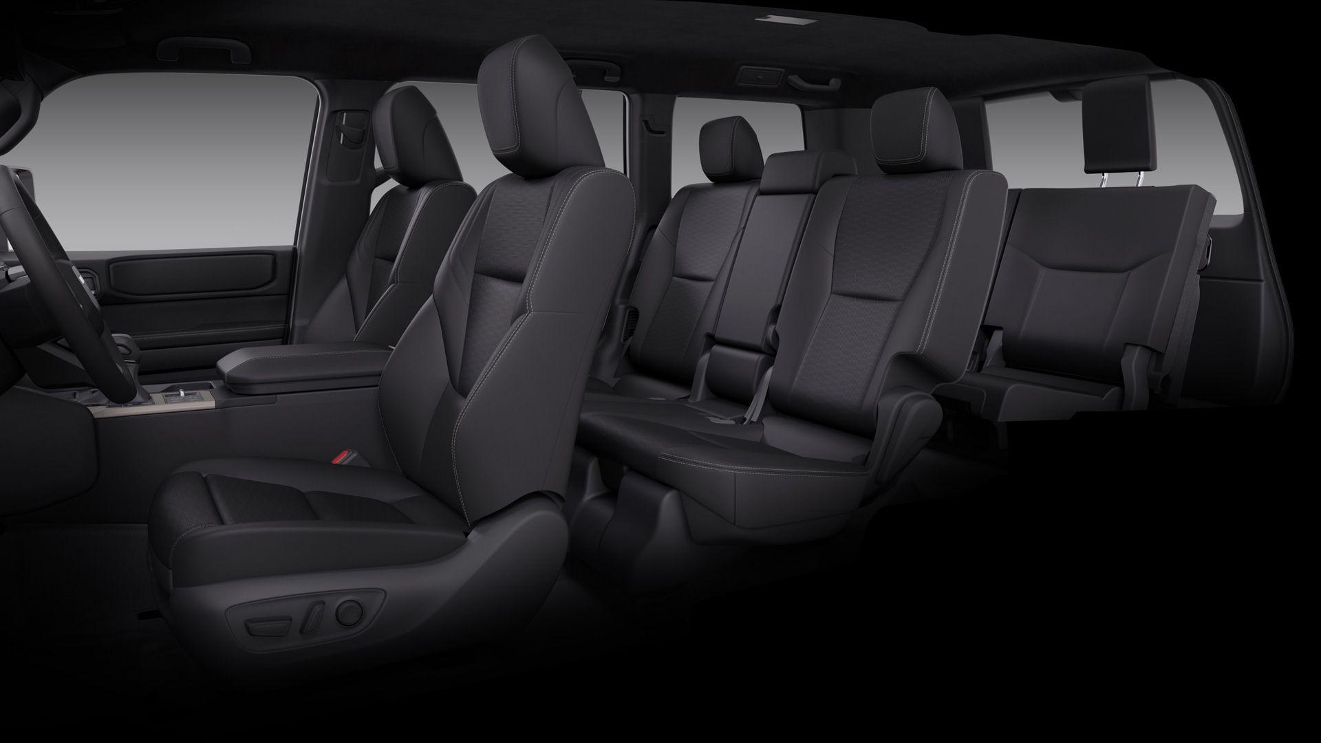 Interior of a global market 2024 Toyota Land Cruiser