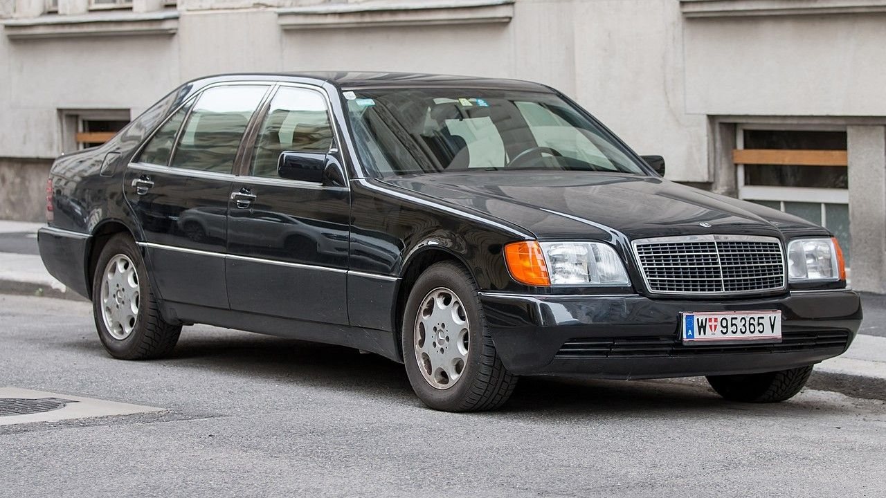 Preto 1991-1994 Mercedes-Benz W140 