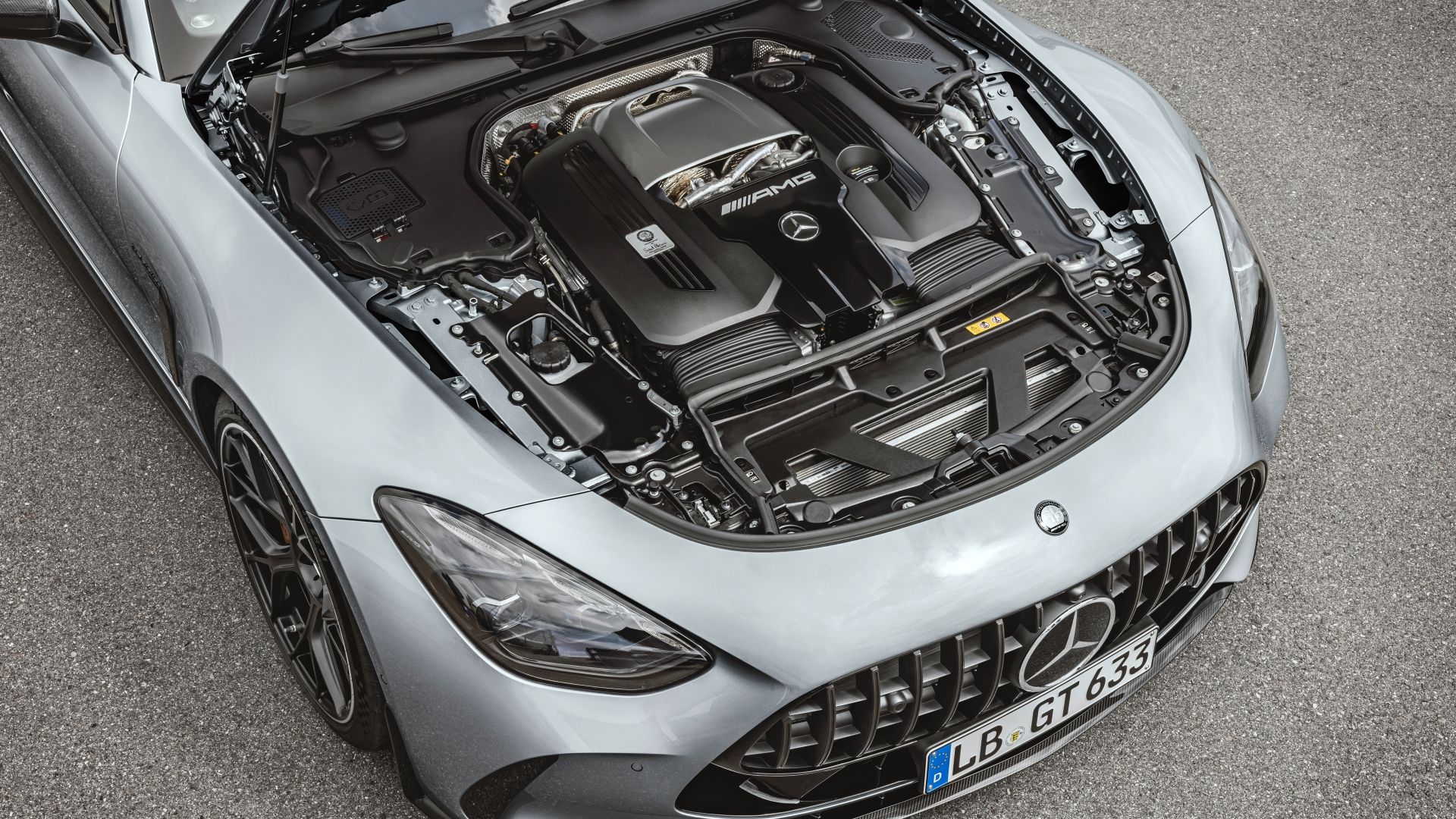 Silver 2024 Mercedes-AMG GT Coupe