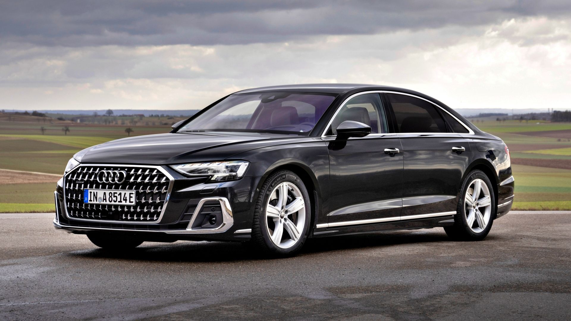 Black 2022 Audi A8