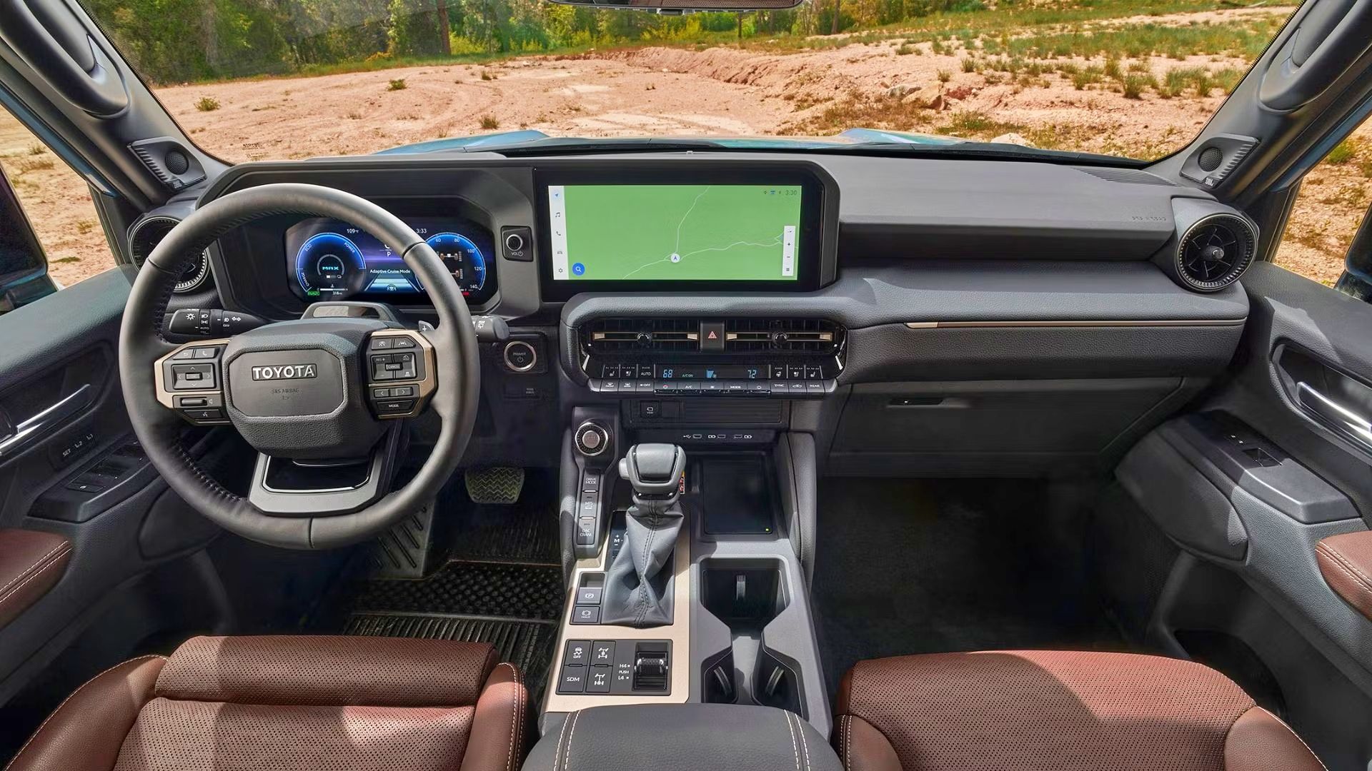 Toyota Land Cruiser Marrom Interior