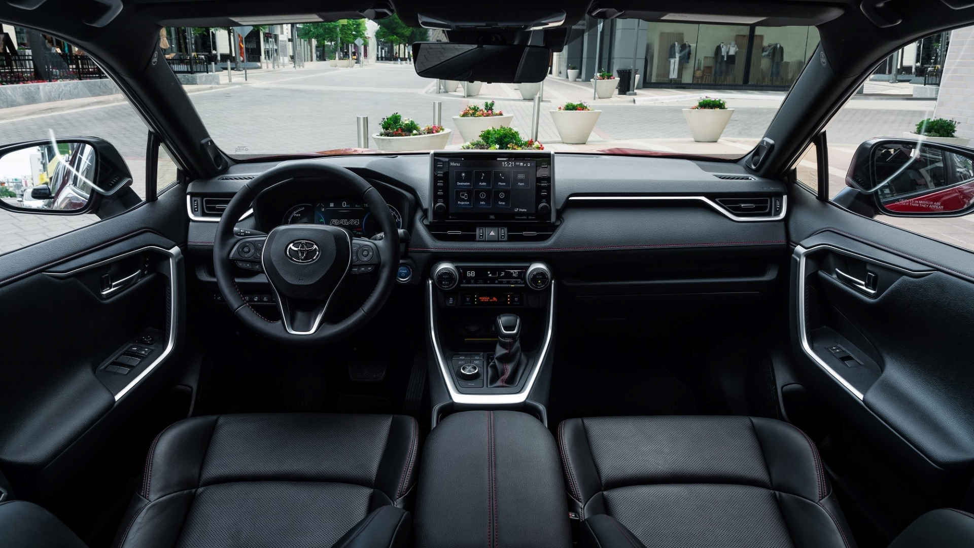 Interior of the 2023 Toyota RAV4 Prime