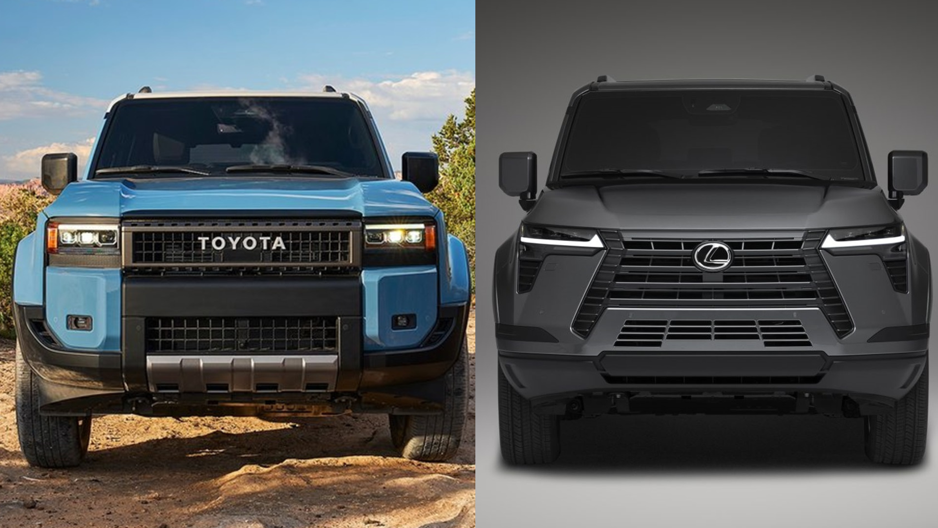 2024 Toyota Land Cruiser and Lexus GX