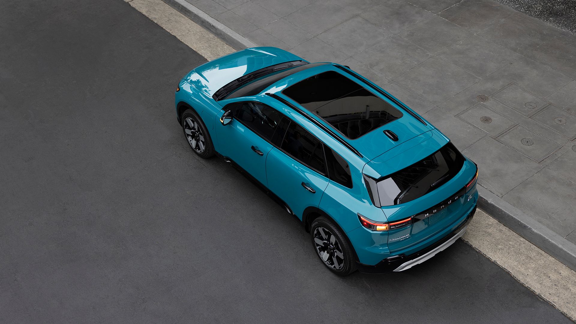 Vista superior de um Honda Prologue 2024