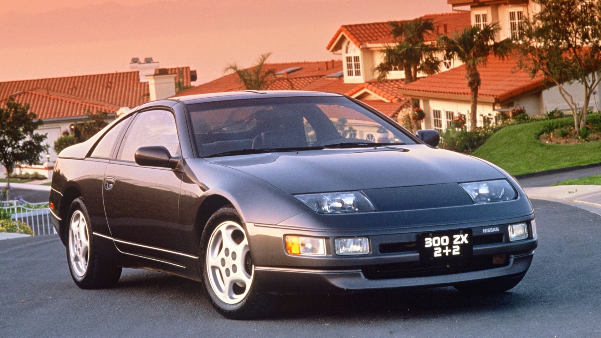 Front 3/4 of a 2+2 1990 Nissan 300ZX