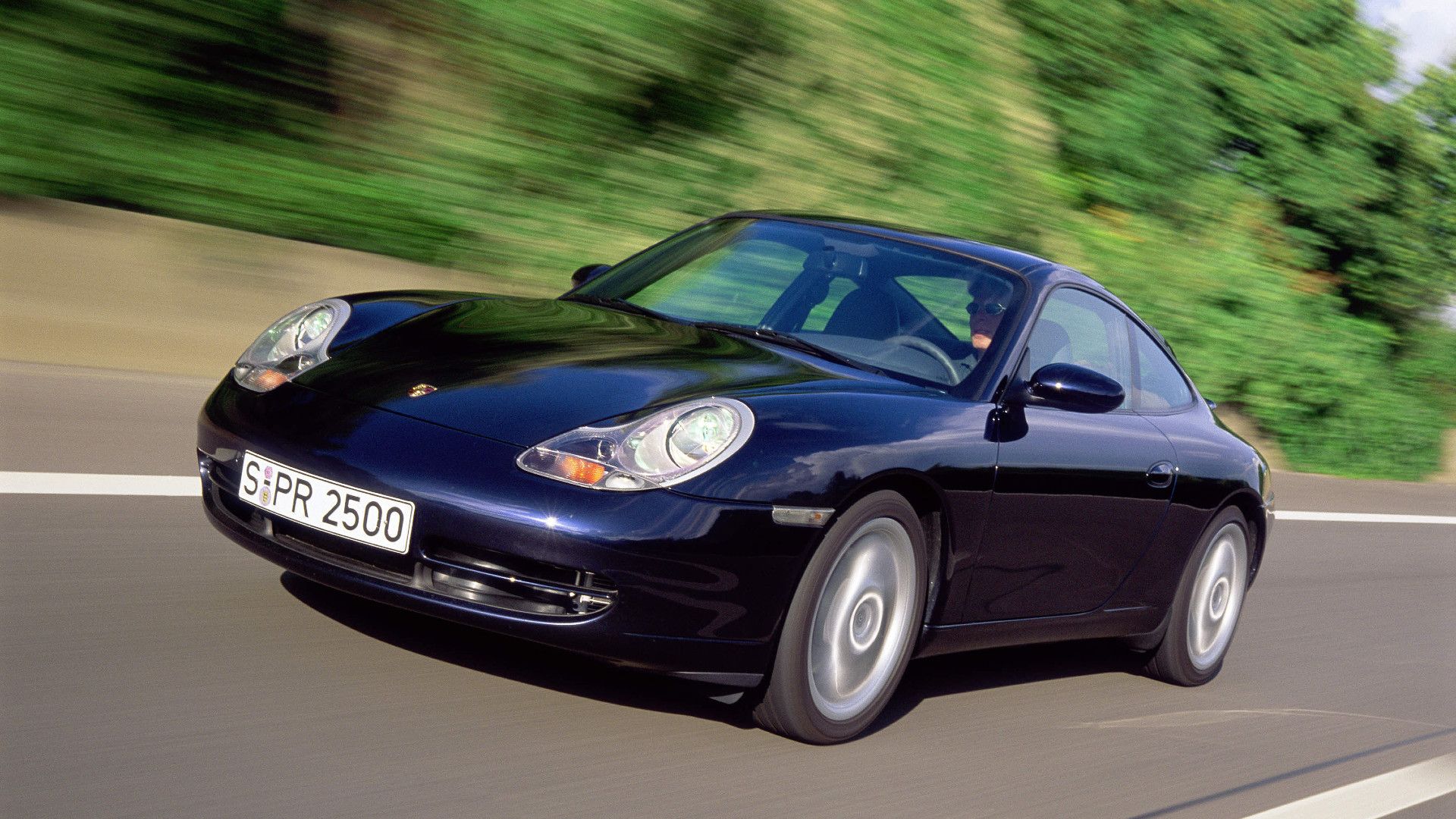 Black 2001 Porsche 911