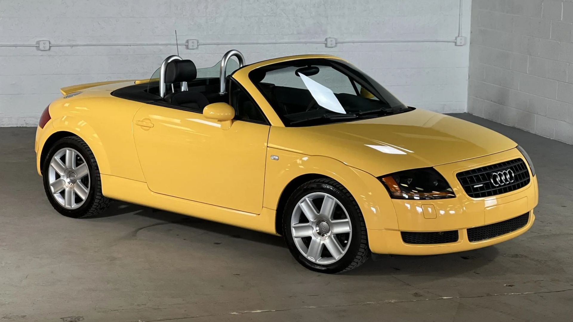 Yellow Audi TT