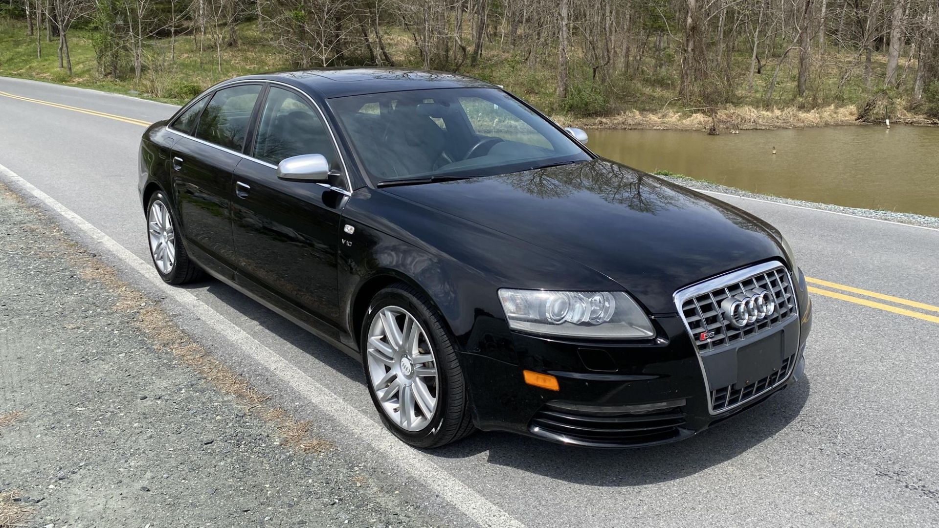 Black 2008 Audi S6
