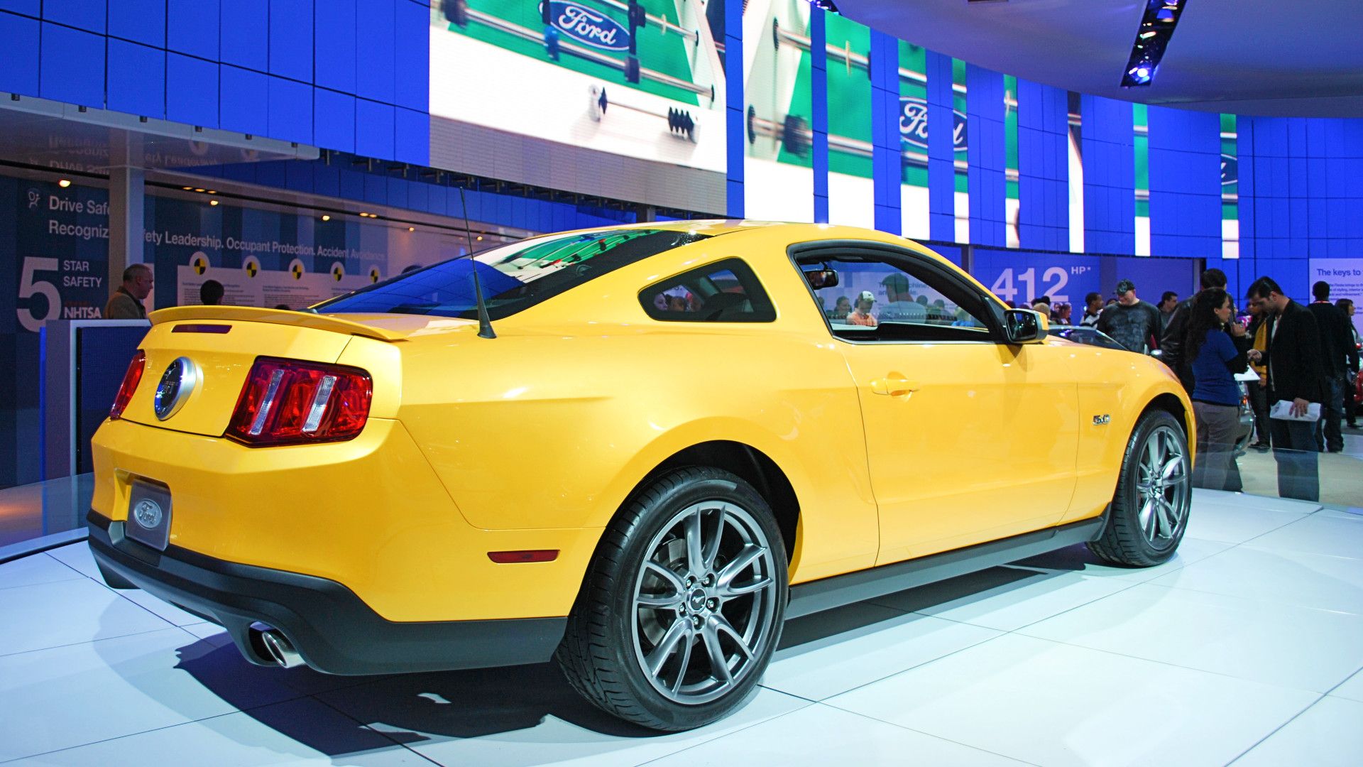 2011 Ford Mustang GT on display
