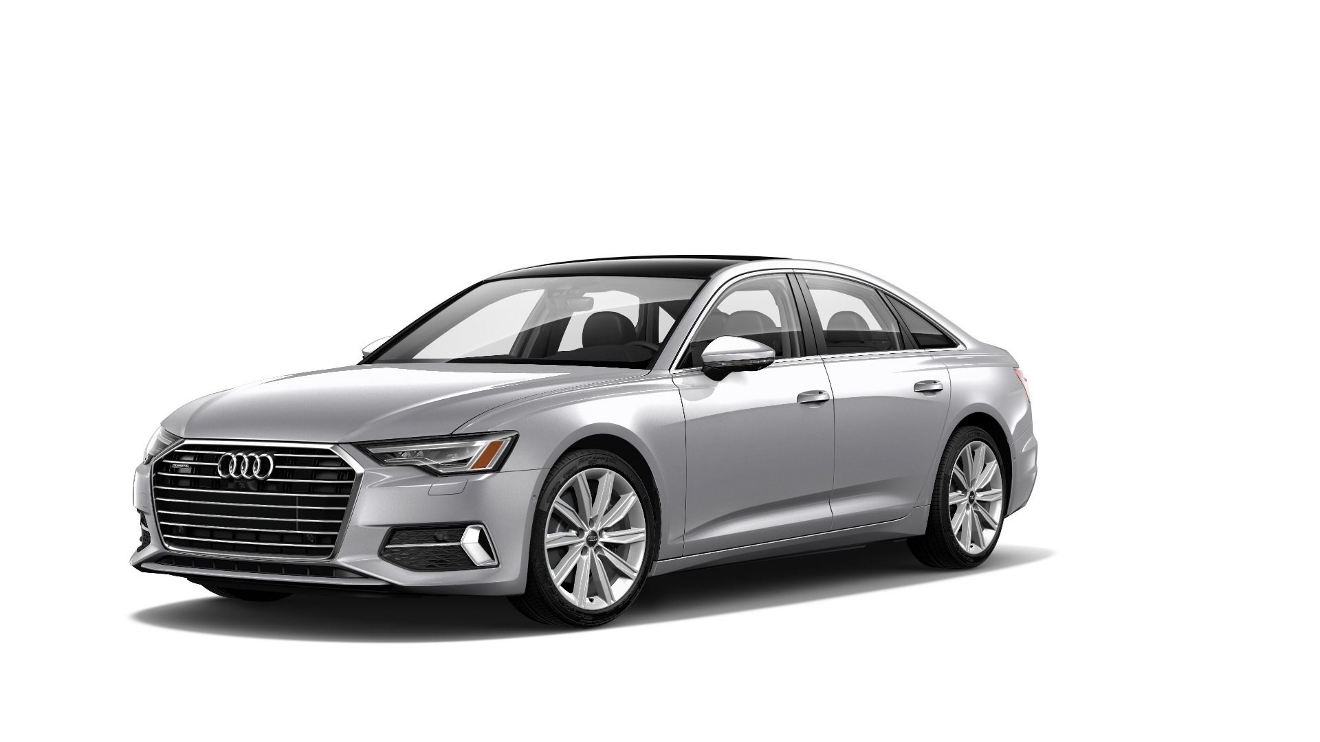 Render of a silver 2019 Audi A6 2.0L TFSI