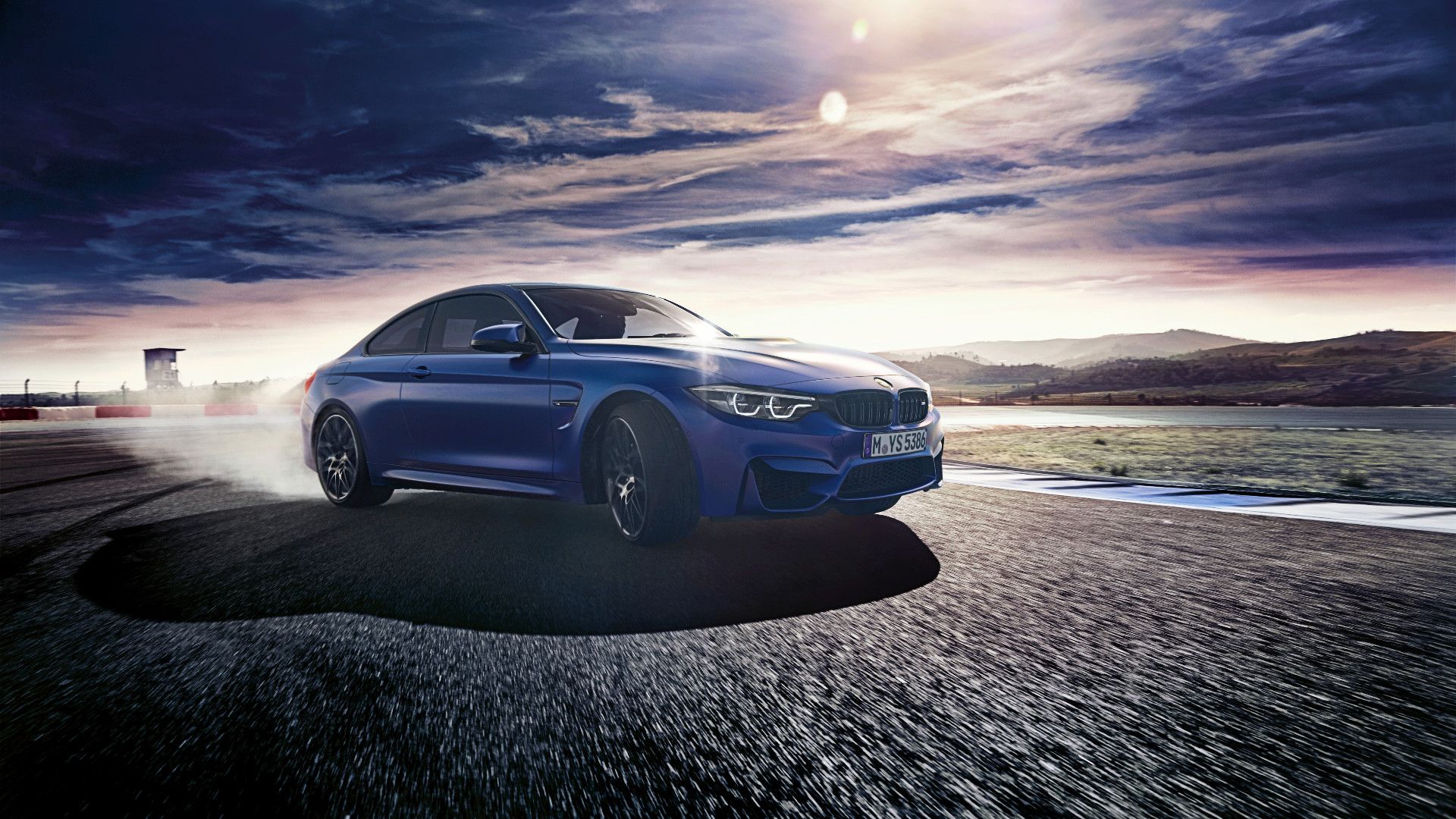 2020 BMW M4 Coupe on the race track