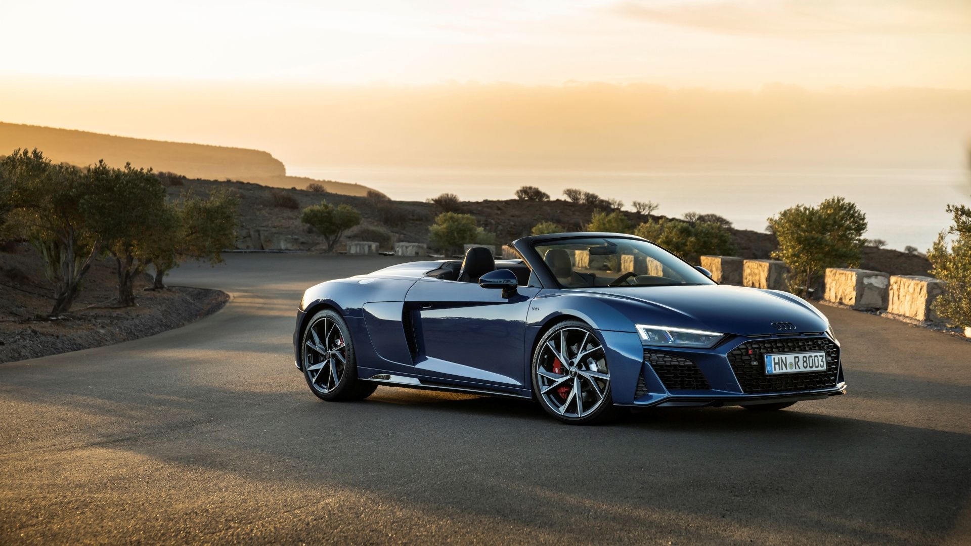 Audi R8 V10 Spyder Azul