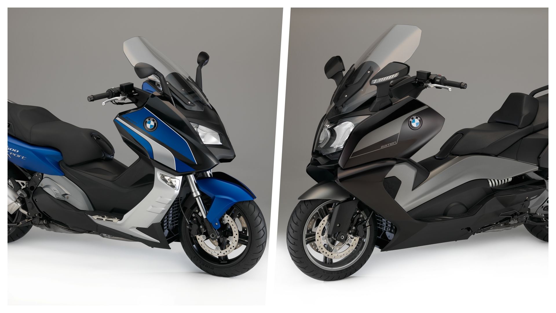 A collage of a 2014 BMW C 600 Sport and C 650 GT