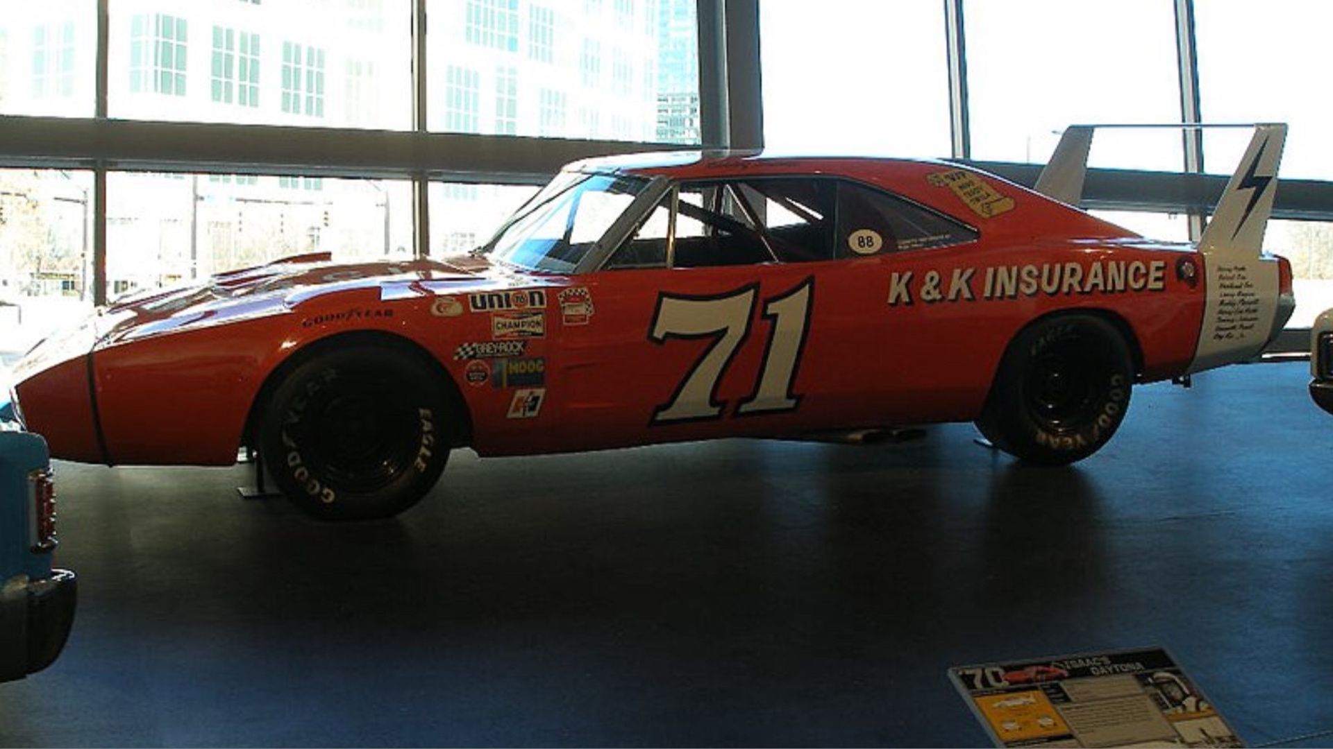 Bobby Isaac's Charger Daytona in NASCAR Hall of Fame
