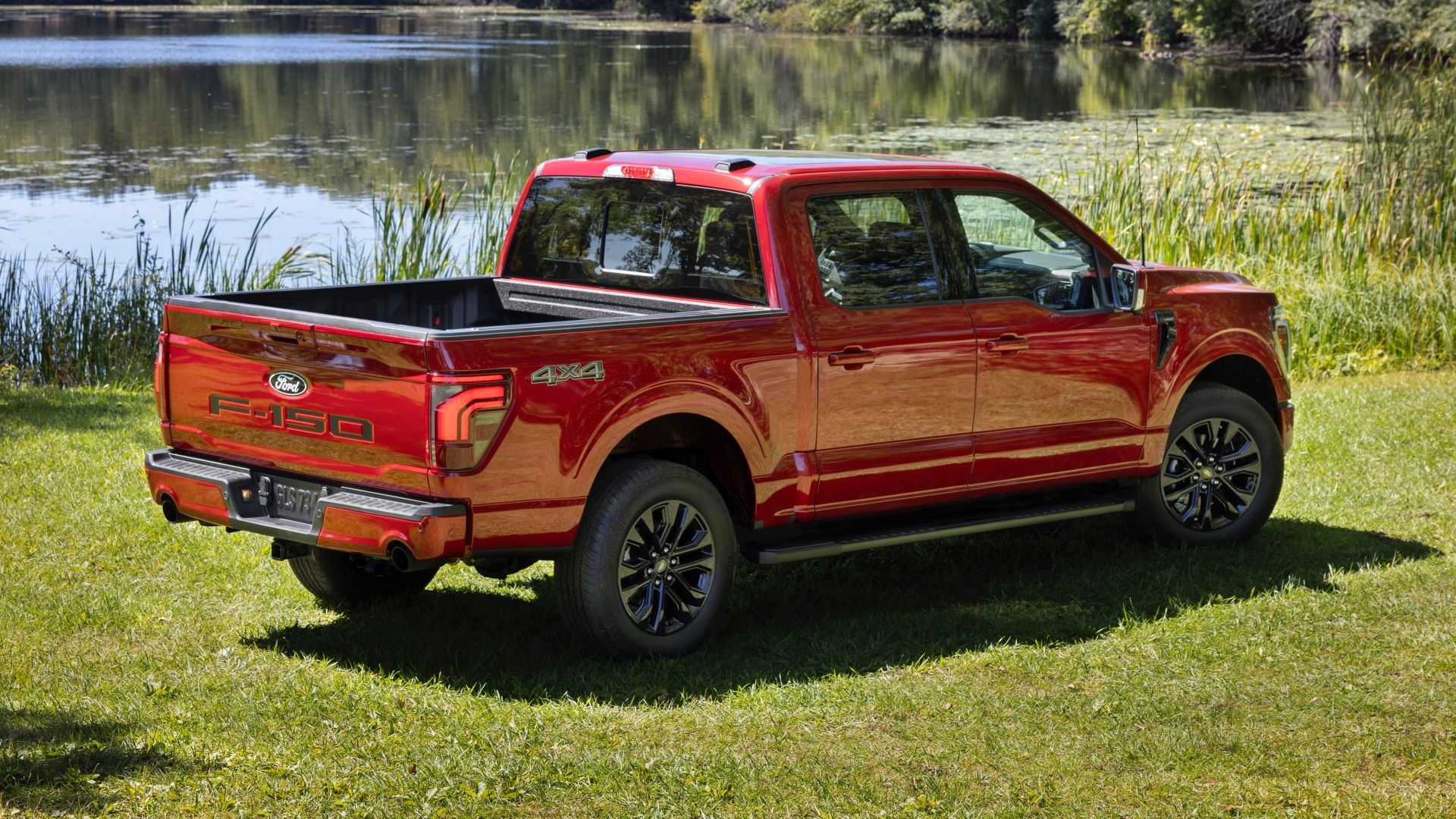 Red 2024 Ford F-150 Lariat