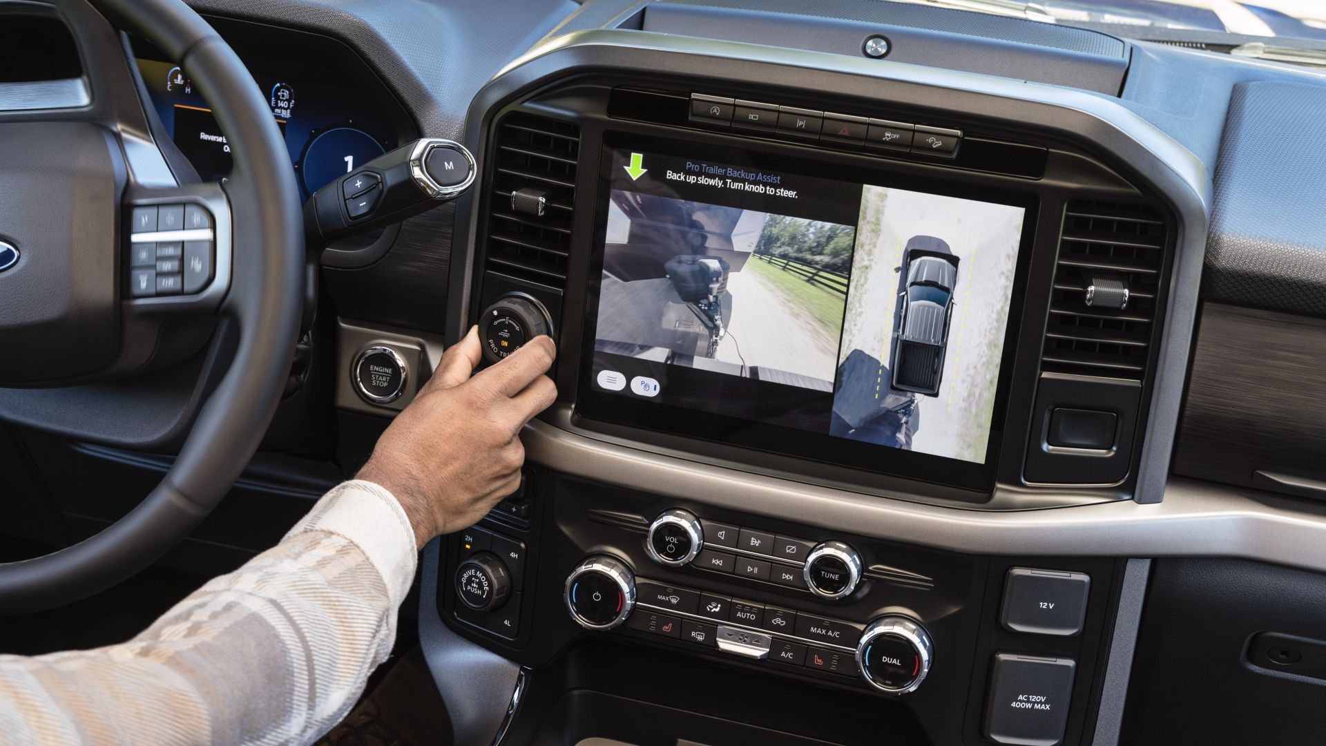 Pacote de assistência para trailer Ford F-150 Pro 2024