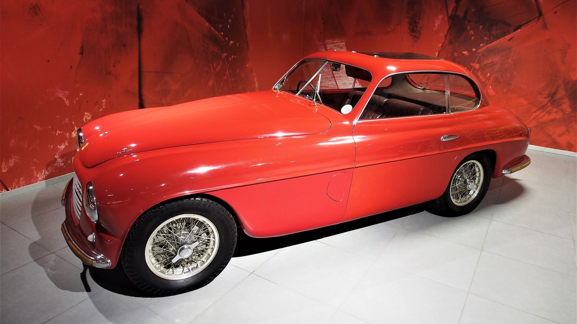 Ferrari 166 Coupé Touring vermelho 1949