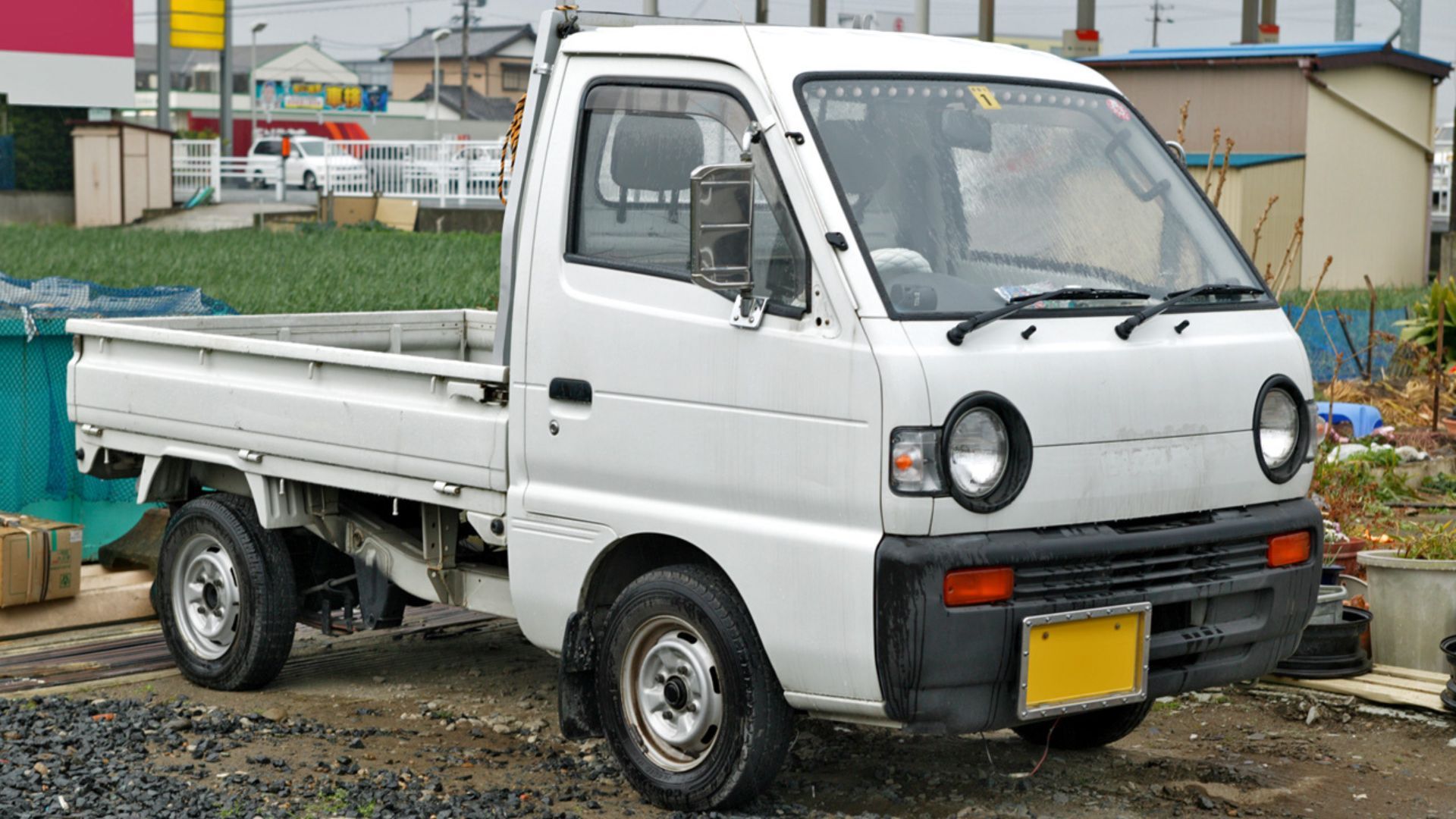 Tiro frontal do caminhão Suzuki Carry Kei