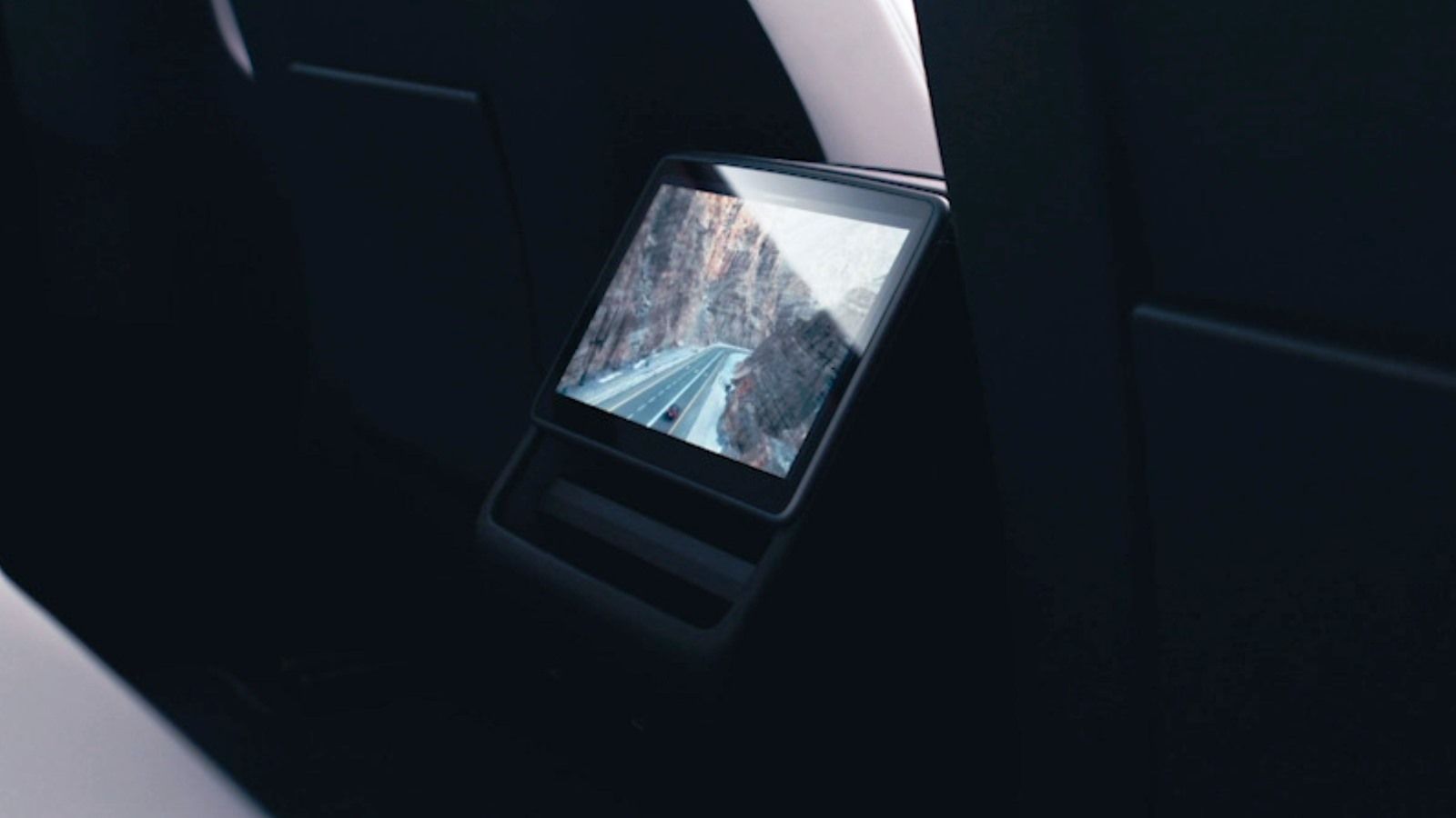 Infotainment traseiro modelo 3 Highland