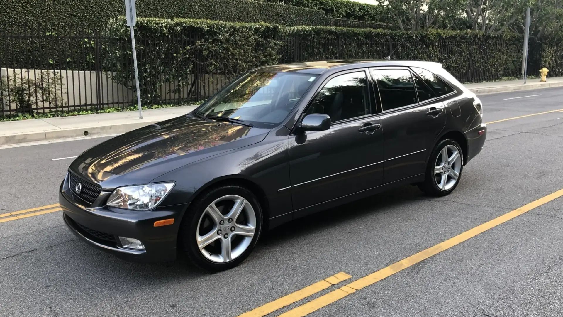 Dark Grey Lexus IS300