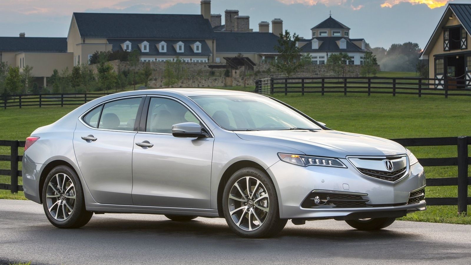 Silver Acura TLX