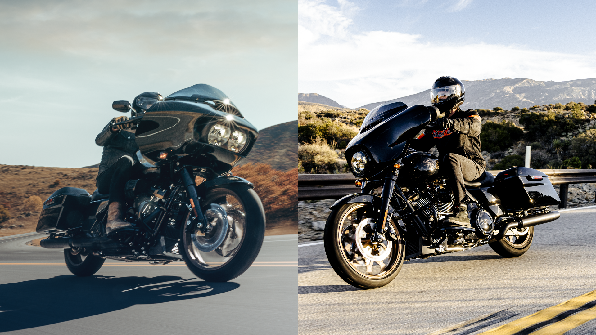 2023 Harley-Davidson Road Glide ST and Street Glide ST