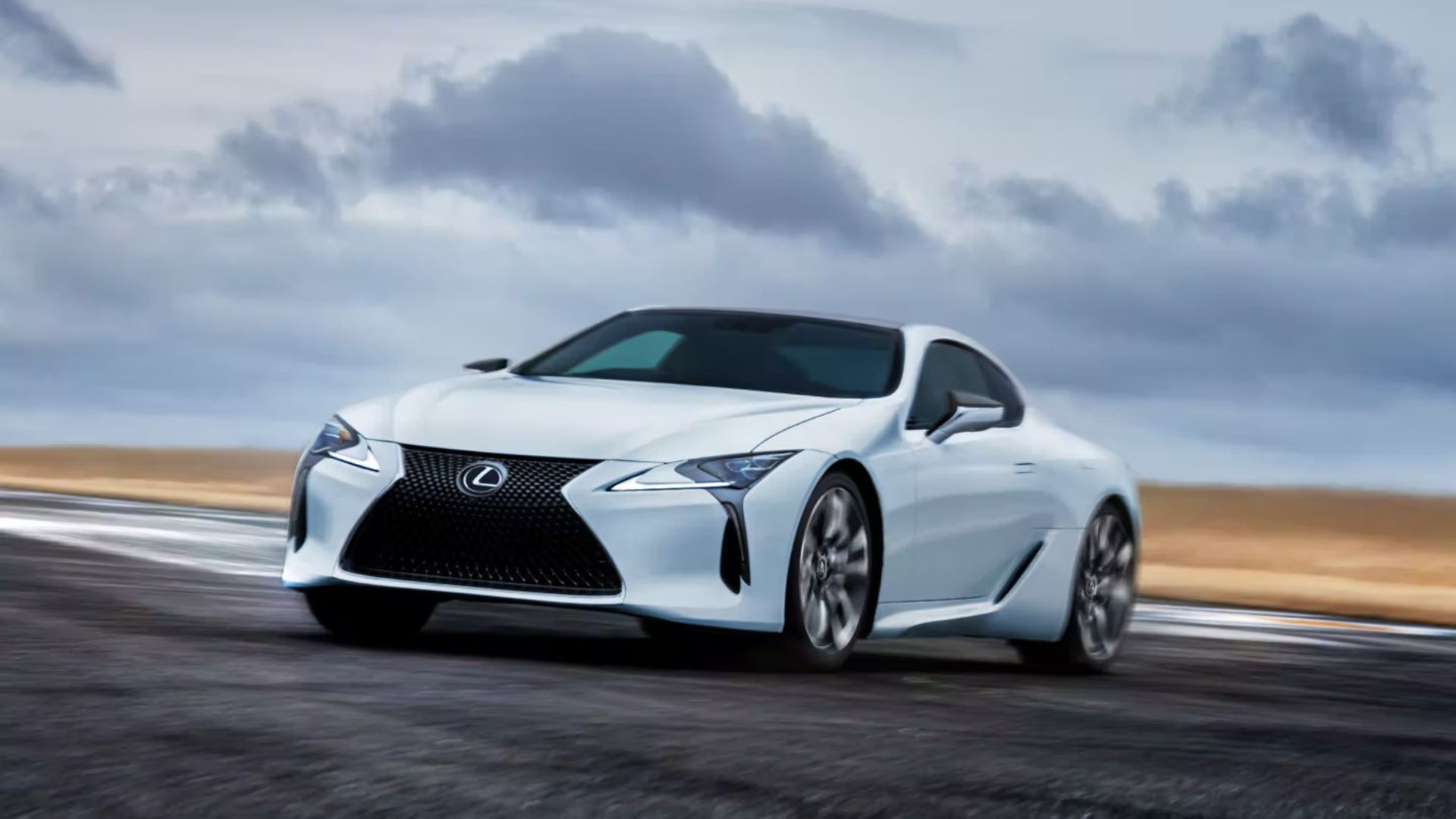 2024 Lexus LC Hybrid front three-quarter shot
