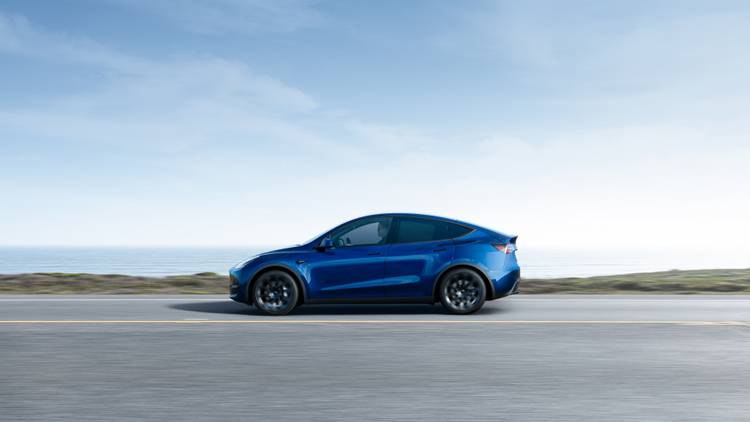 2024 Tesla Model Y side profile