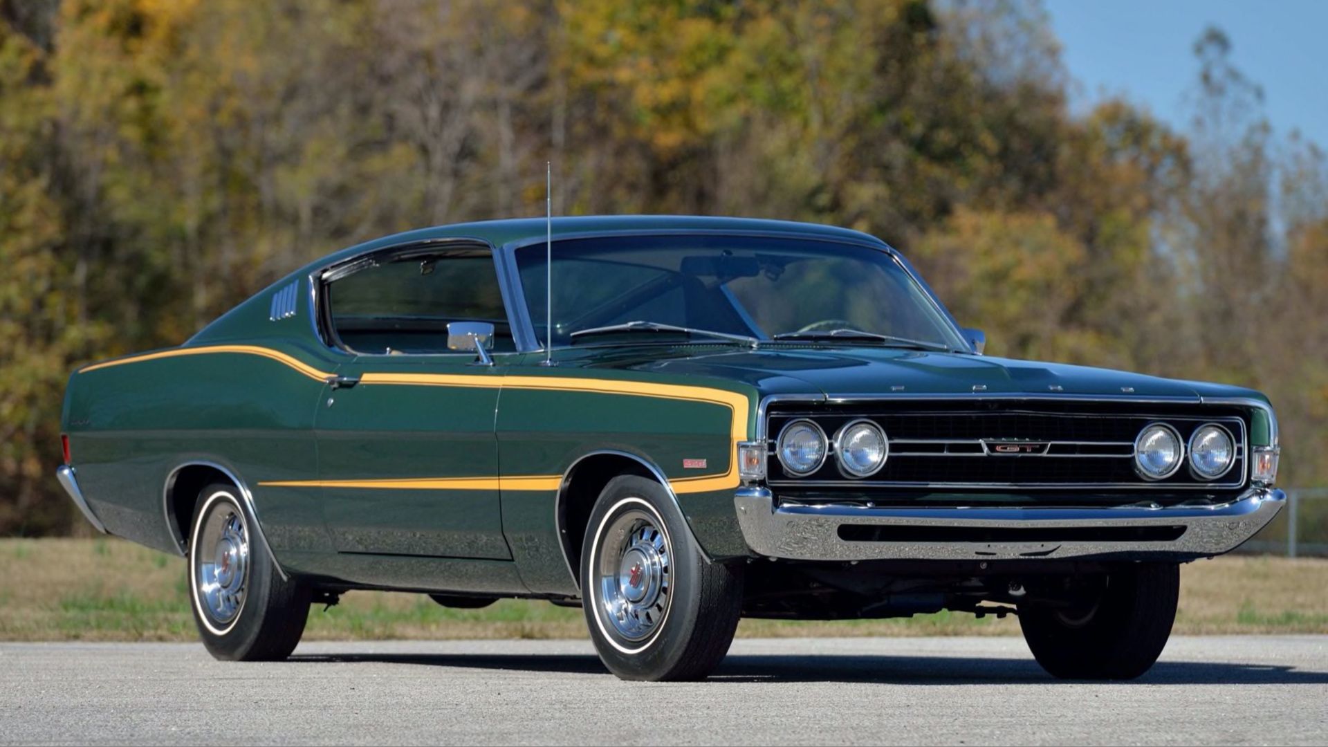 Green 1968 Ford Torino