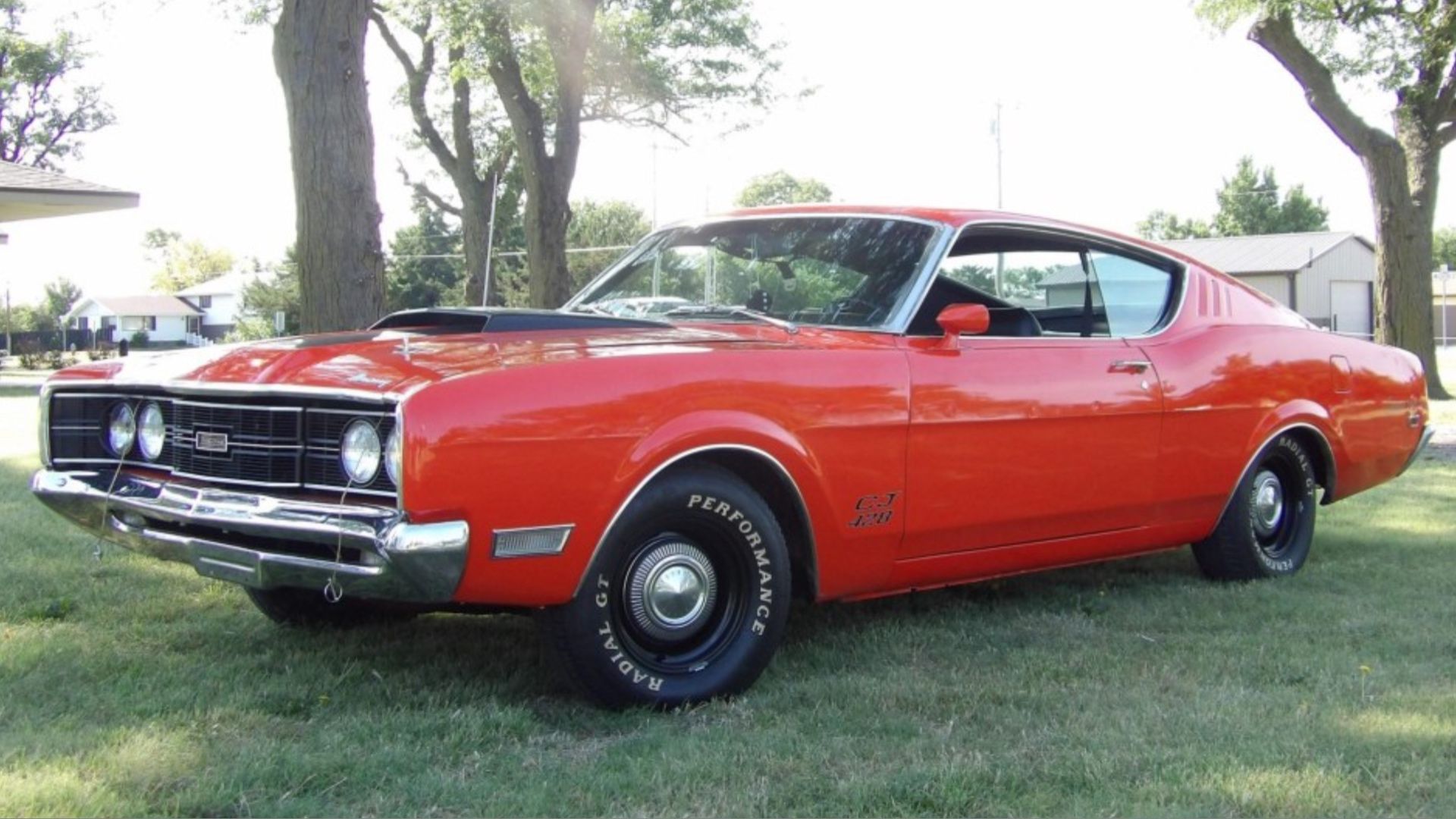 Red 1969 Mercury Cyclone Cobra Jet