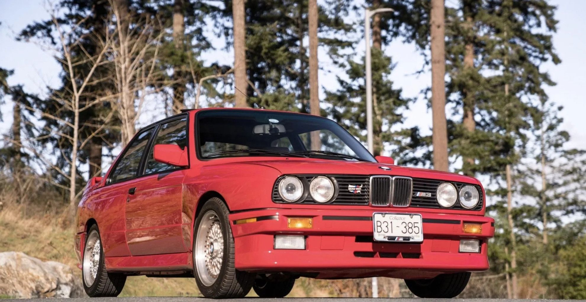 BMW E30 M3 vermelho 1989