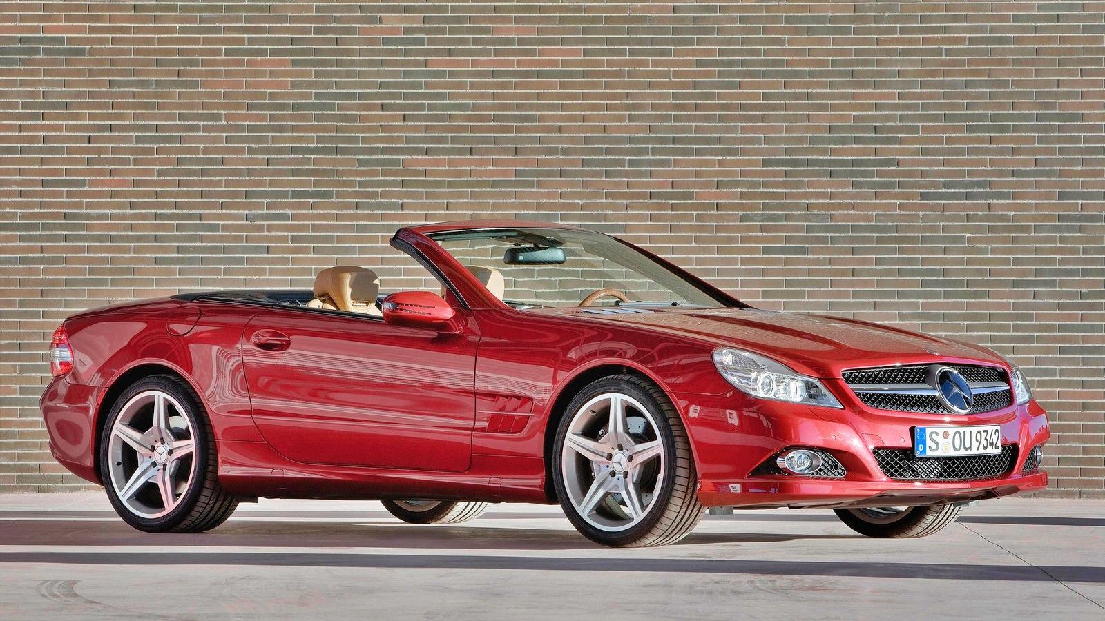 Red 2009 Mercedes-Benz SL