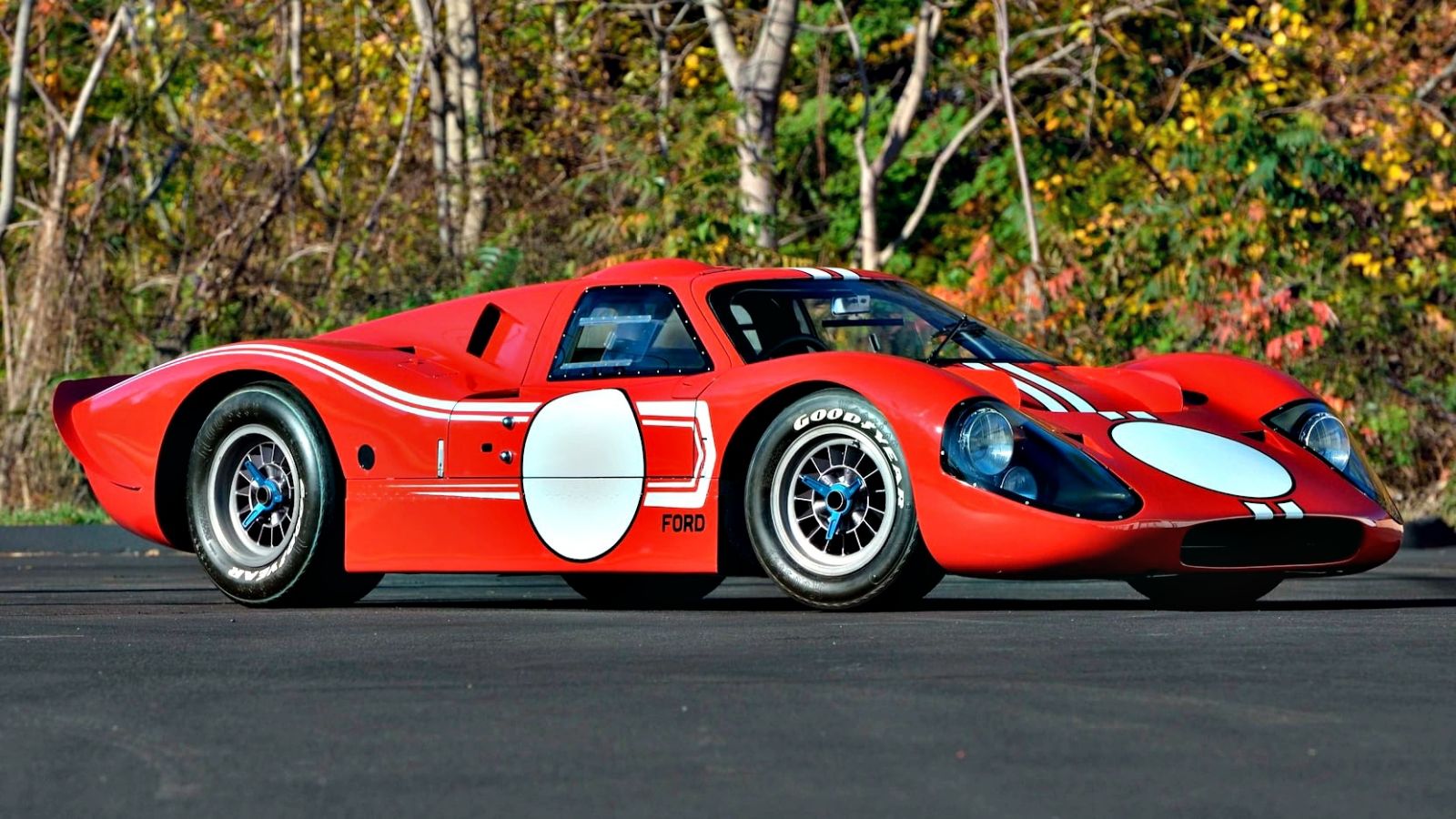 Red 1967 Ford GT40 MK IV