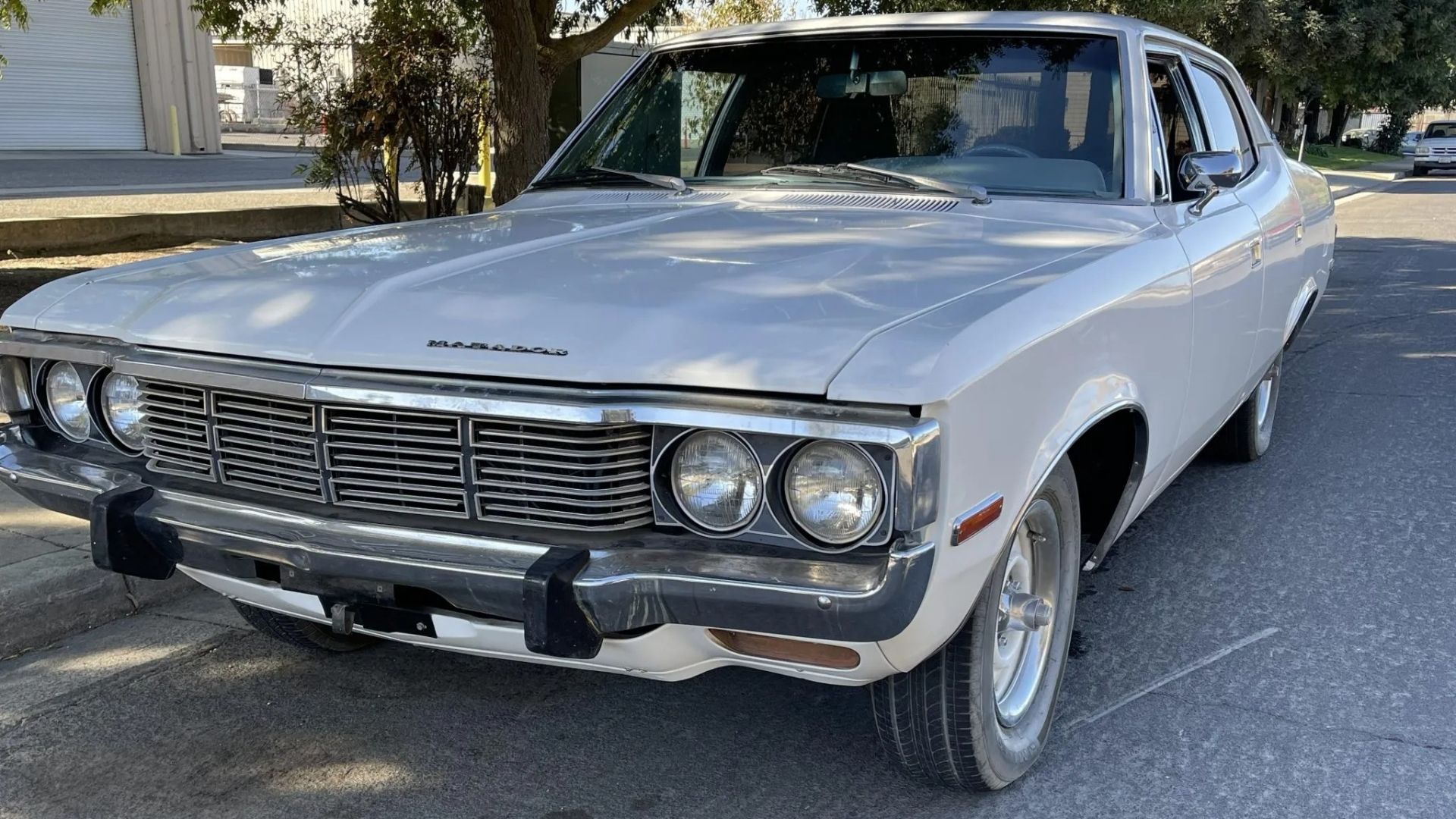 White 1973 AMC Matador