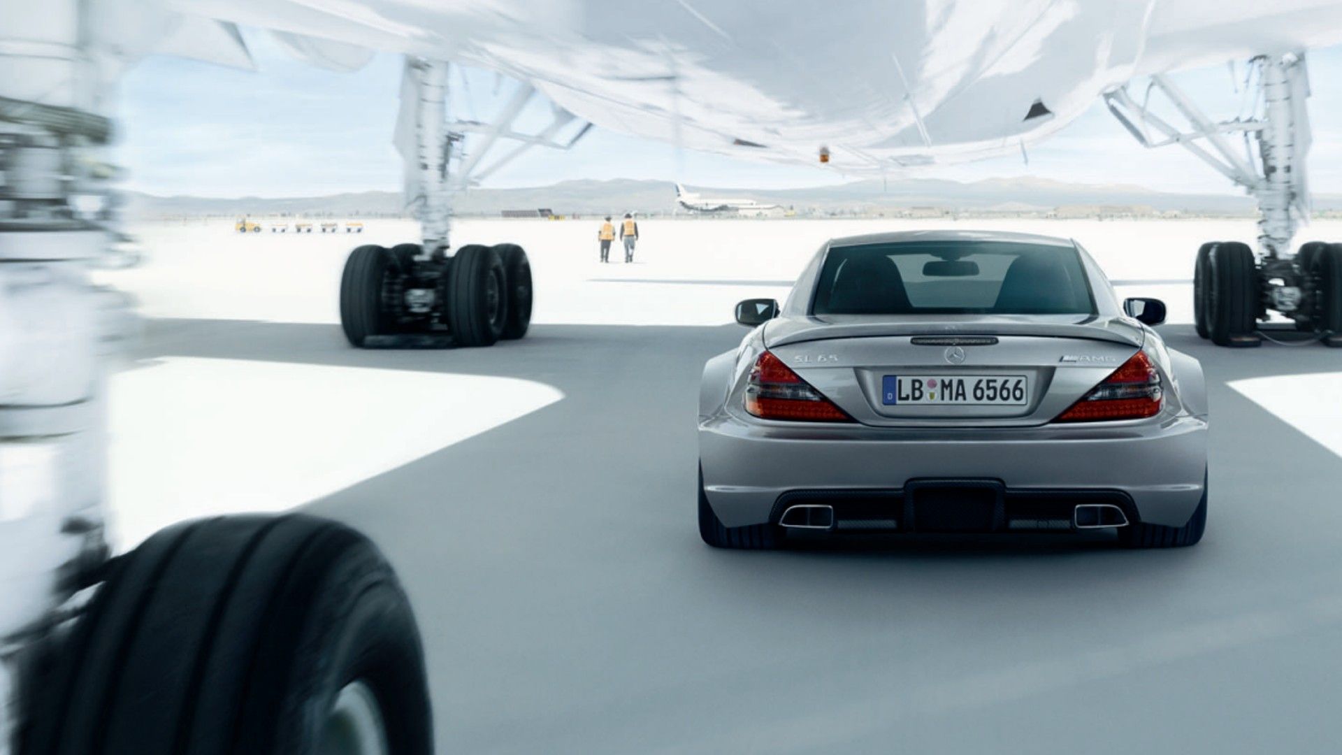 Prata 2009 Mercedes SL65 AMG Série Preta