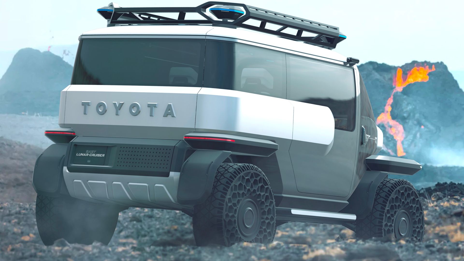 Traseira Toyota Baby Lunar Cruiser
