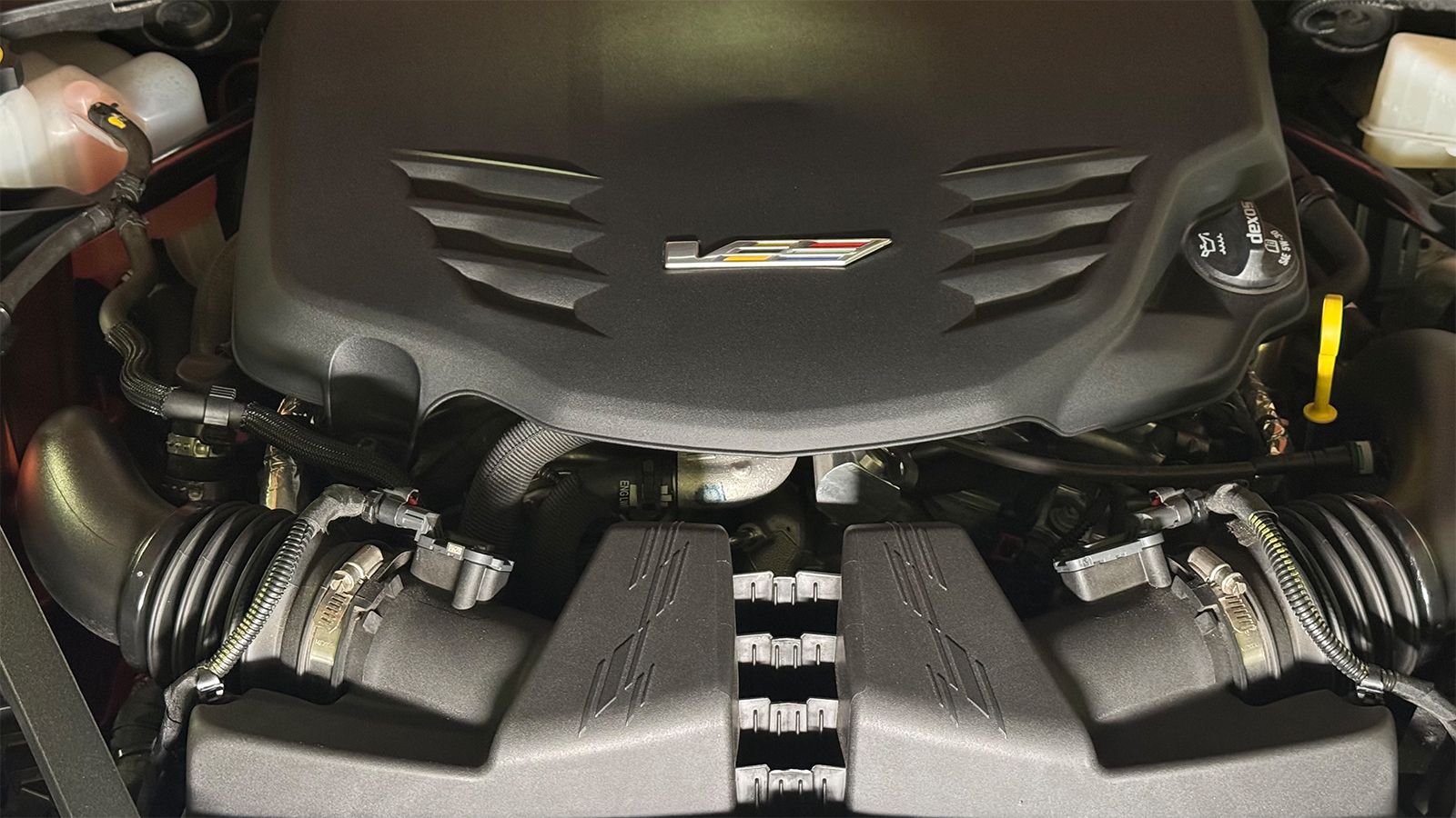 2023 Cadillac CT4-V Blackwing engine bay