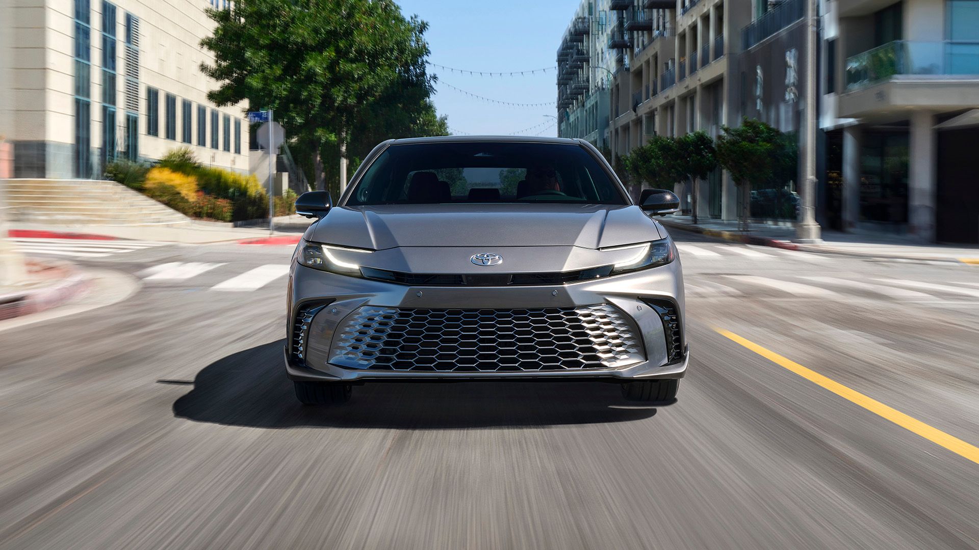 Front end of the 2025 Toyota Camry XSE