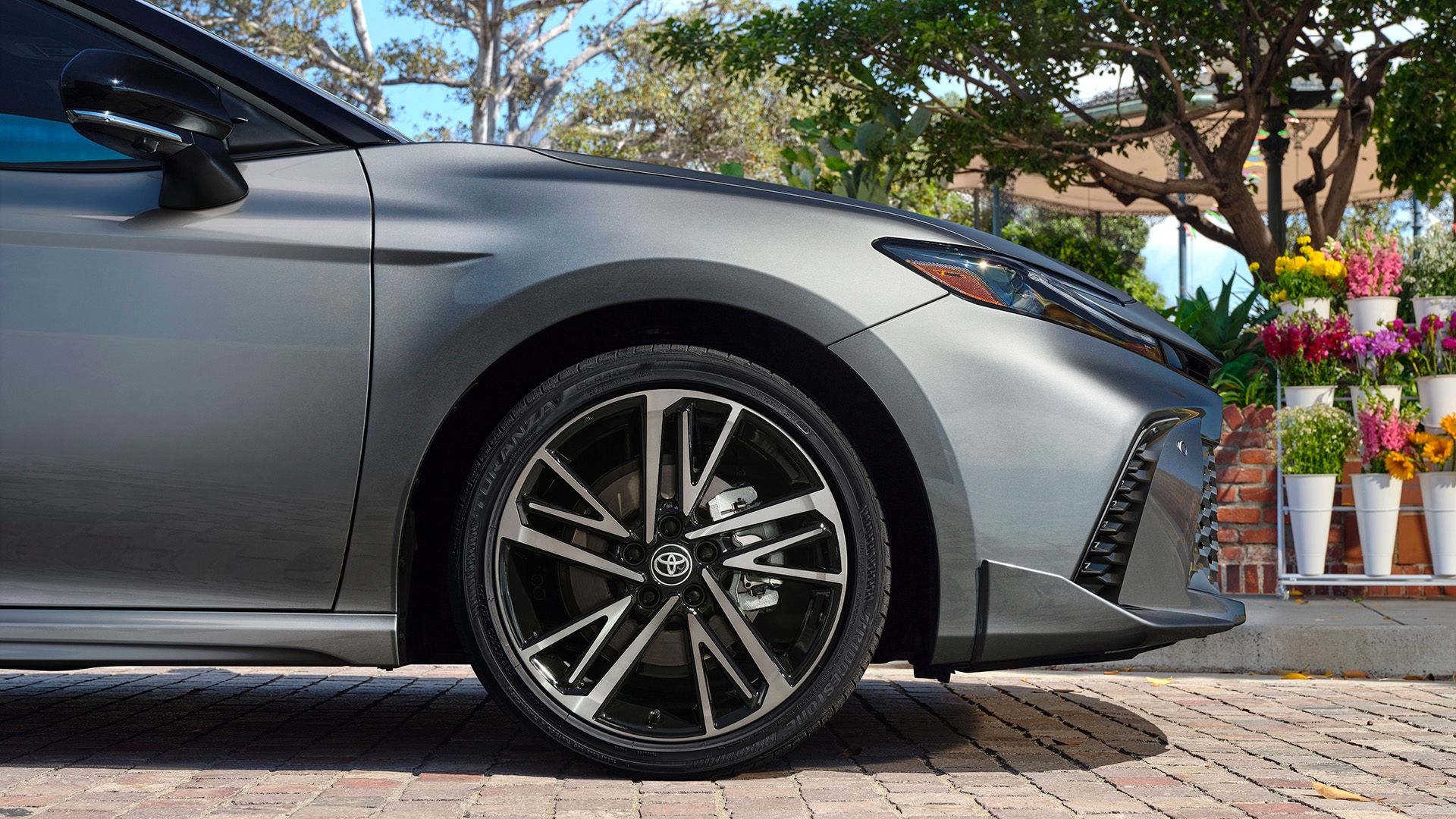 19-inch wheels of the 2025 Toyota Camry XSE