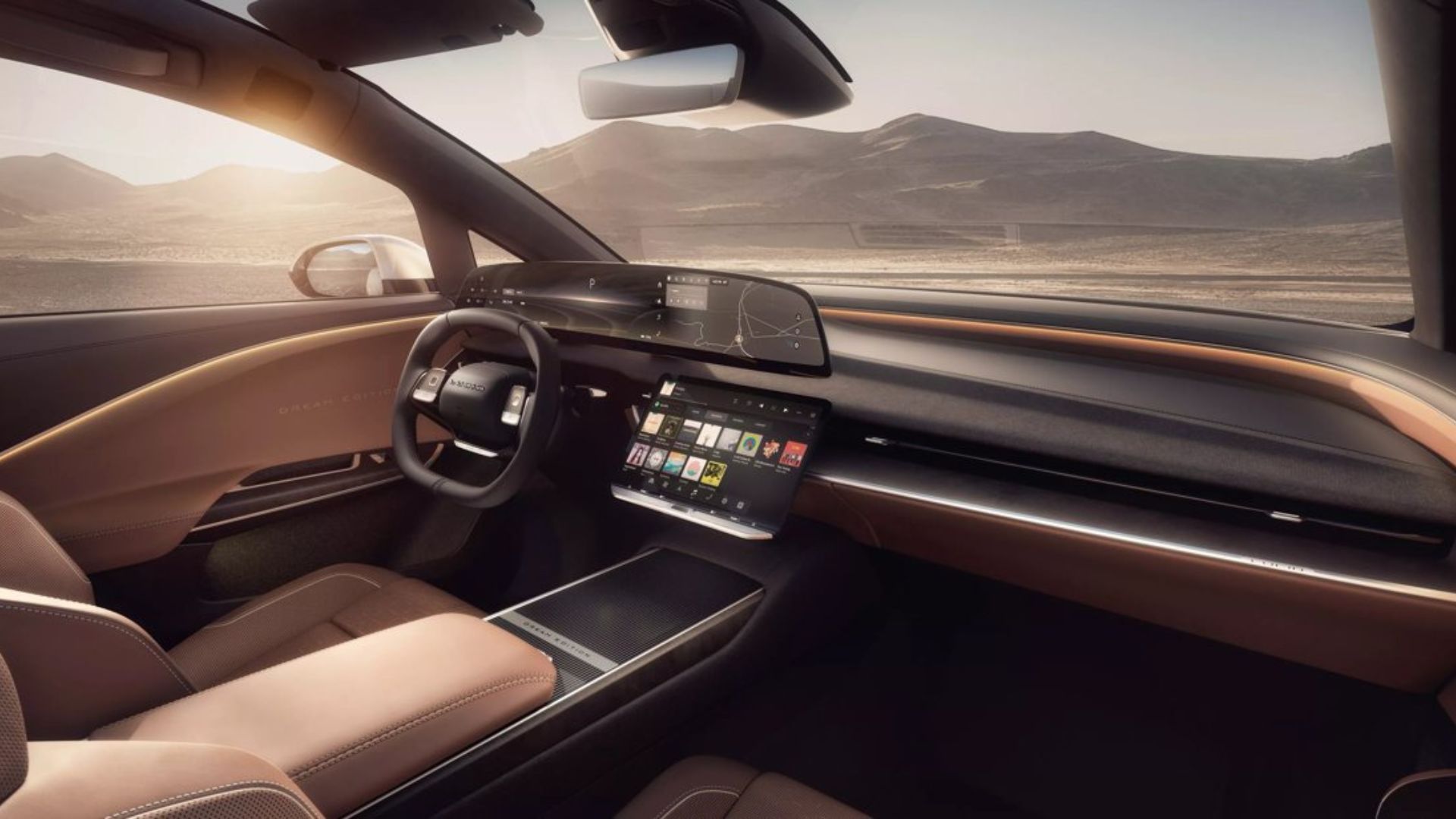 Shot of the Lucid Gravity's Interior 