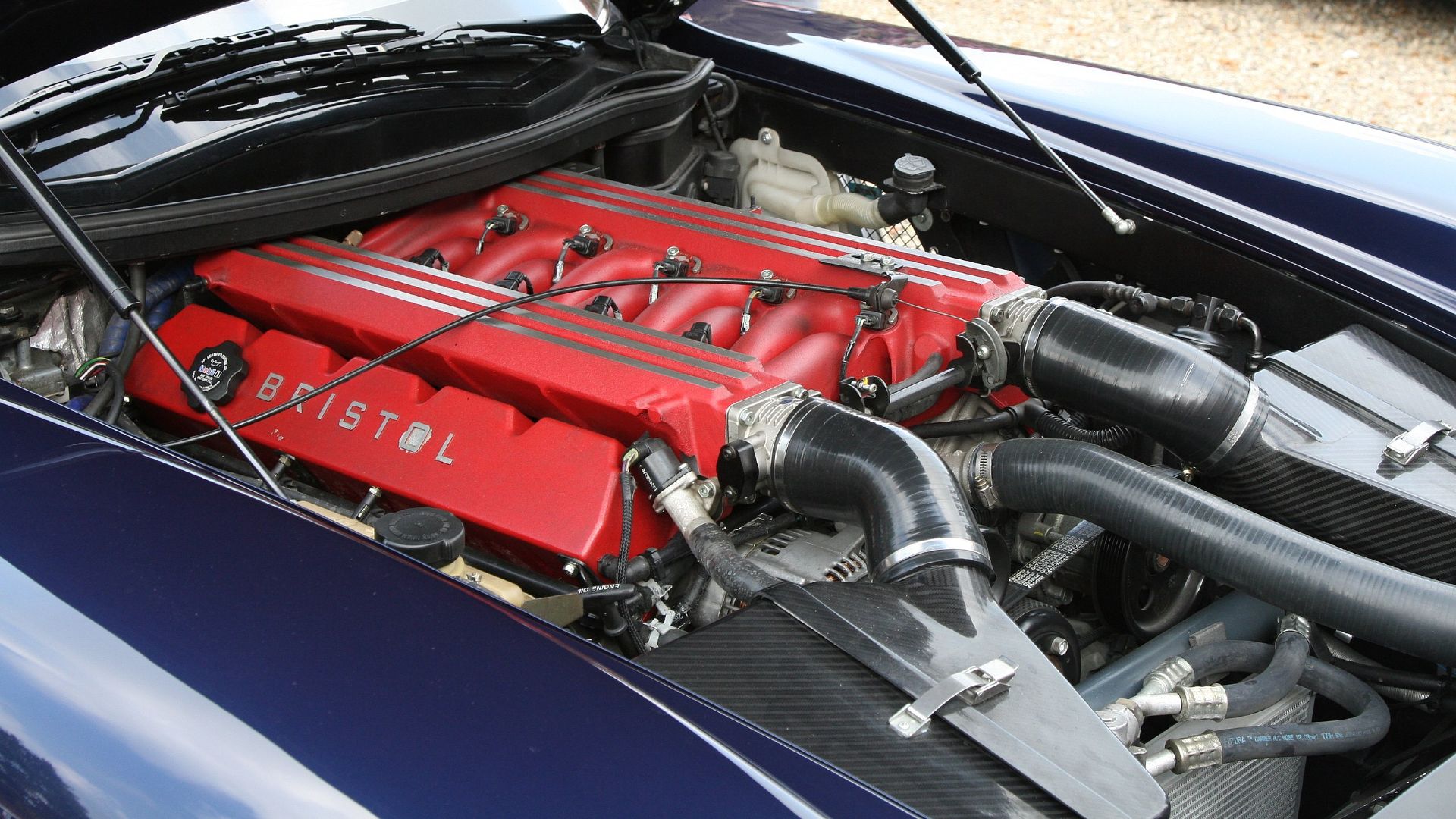 View of the Bristol Fighter V-10 engine