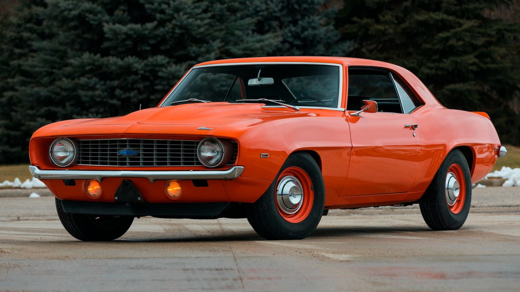 Chevrolet COPO Camaro laranja 1969