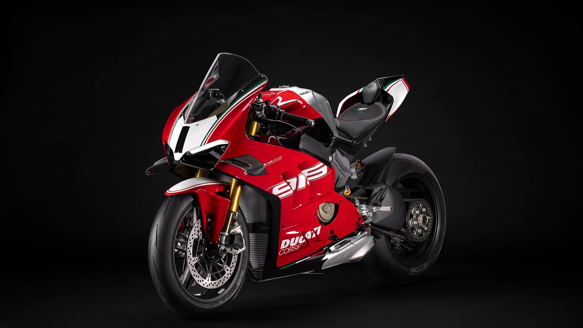 2024 Ducati Panigale V4 SP2 30th Anniversario 916 Left Hand-Side Studio Shot