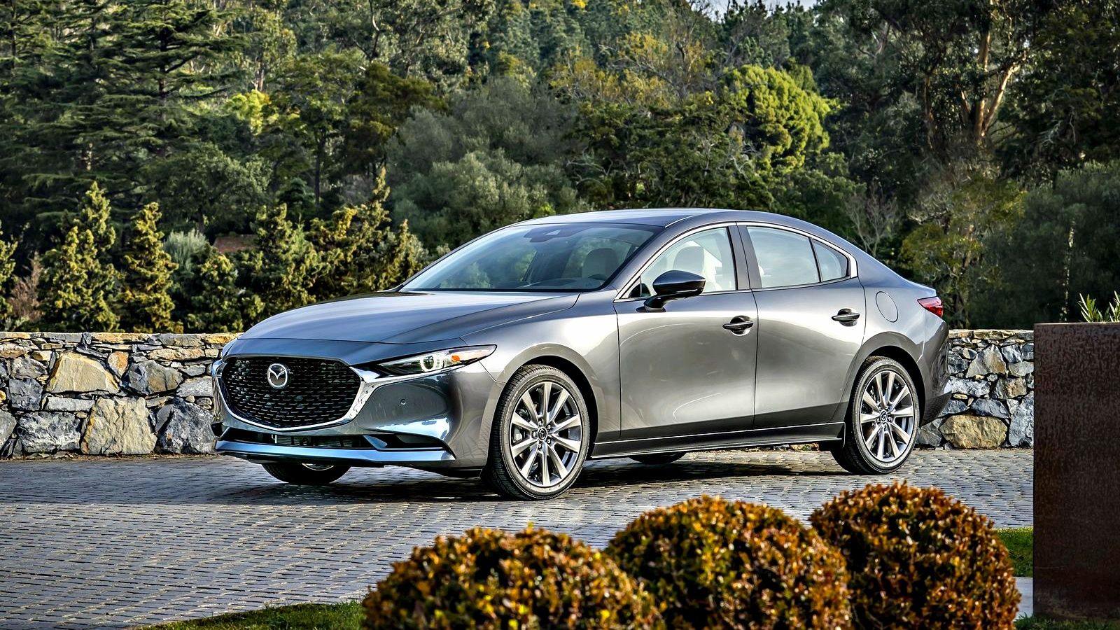 Gray 2019 Mazda. 3 Sedan