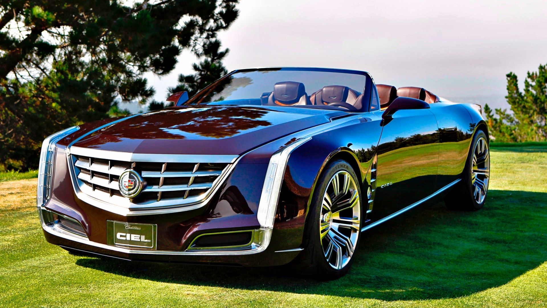 Maroon 2011 Cadillac Ciel Concept