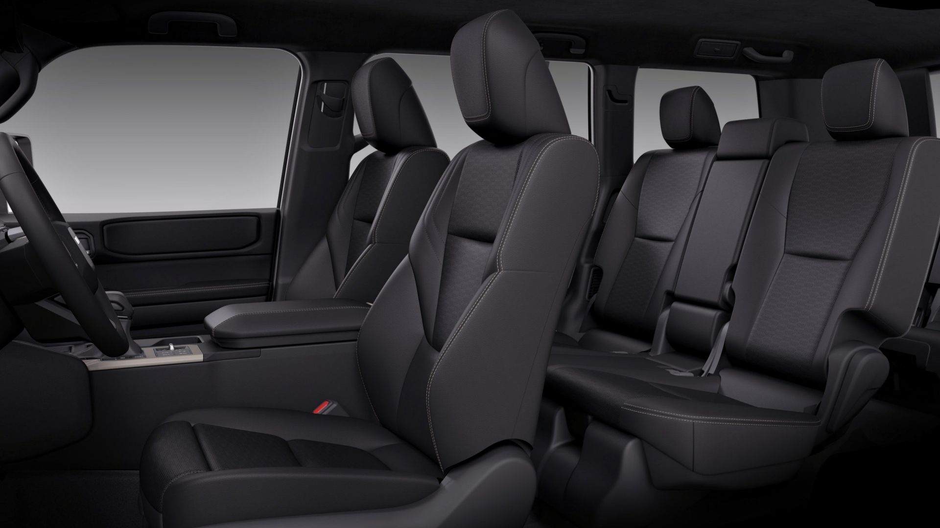 Black interior Toyota Land Cruiser