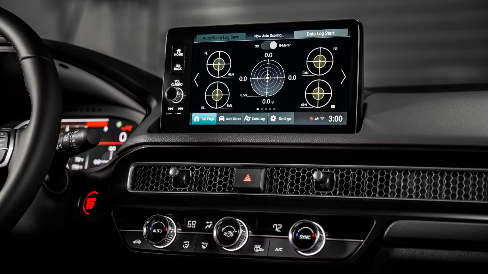 2023 Honda Civic Type R screen